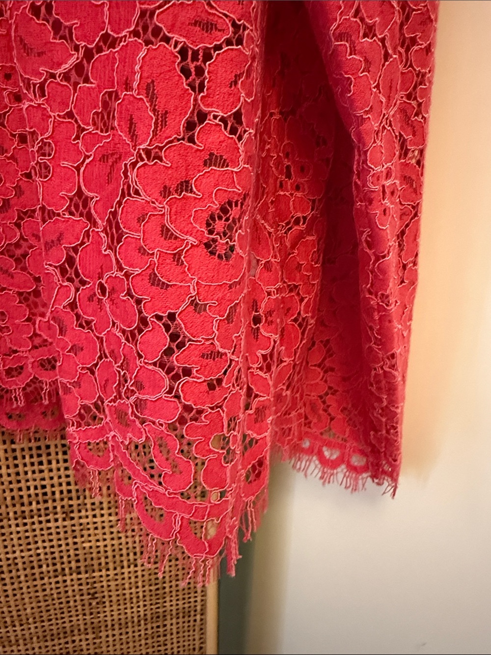 J.Crew Scalloped Lace Mock Neck Blouse - Picture 4 of 9